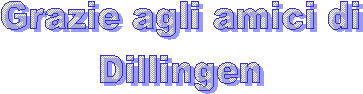 Grazie agli amici di
Dillingen